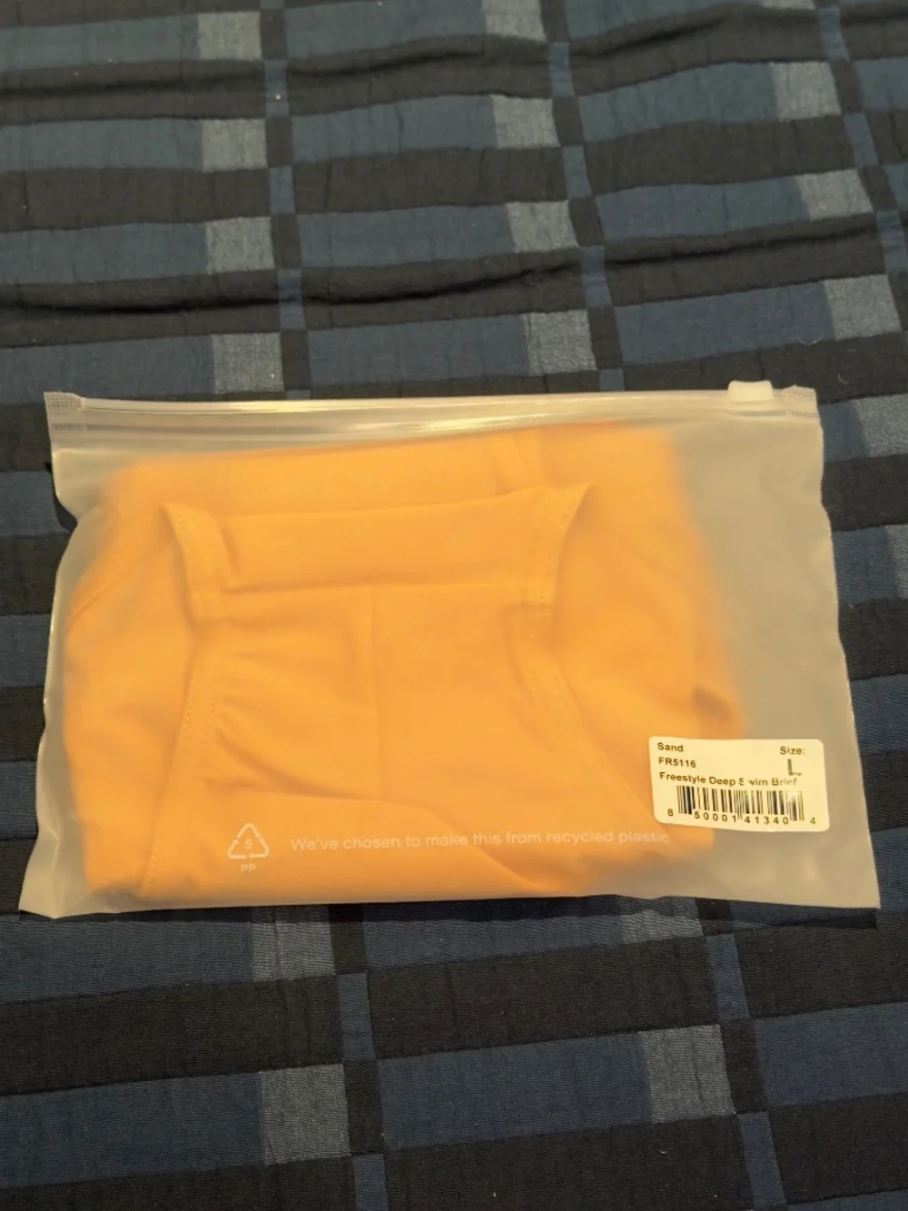 NWT Todd Sanfield Freestyle Deep Swim Brief Sand Size Large (L)